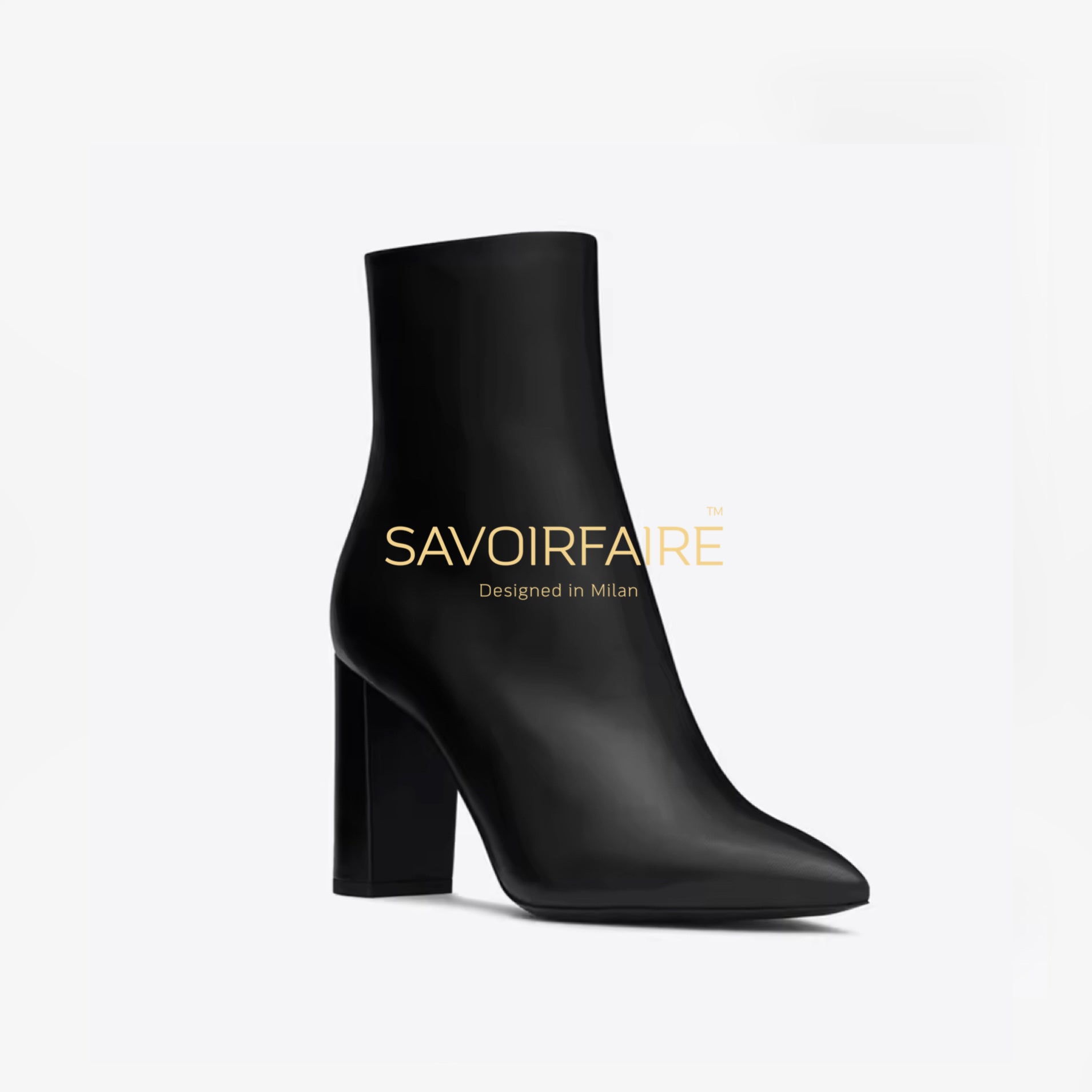 Stivaletto Moderno Nero